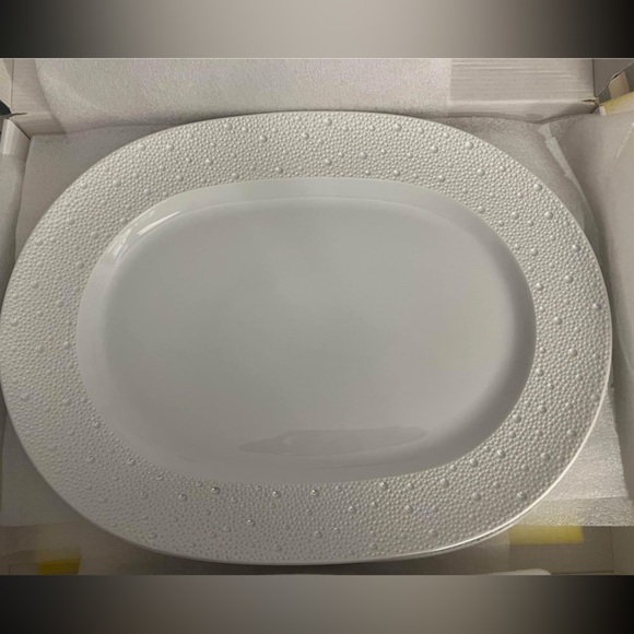 Bernardaud Ecume Perle oval platter - Picture 4 of 9